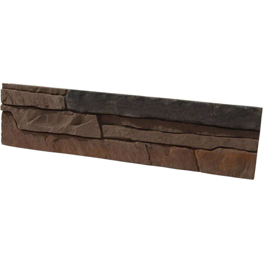 Декоративный камень White Hills «Хайлэнд» - темно-коричневая скала для интерьера и фасада 82274638 STLM-0023707 - Вид №1