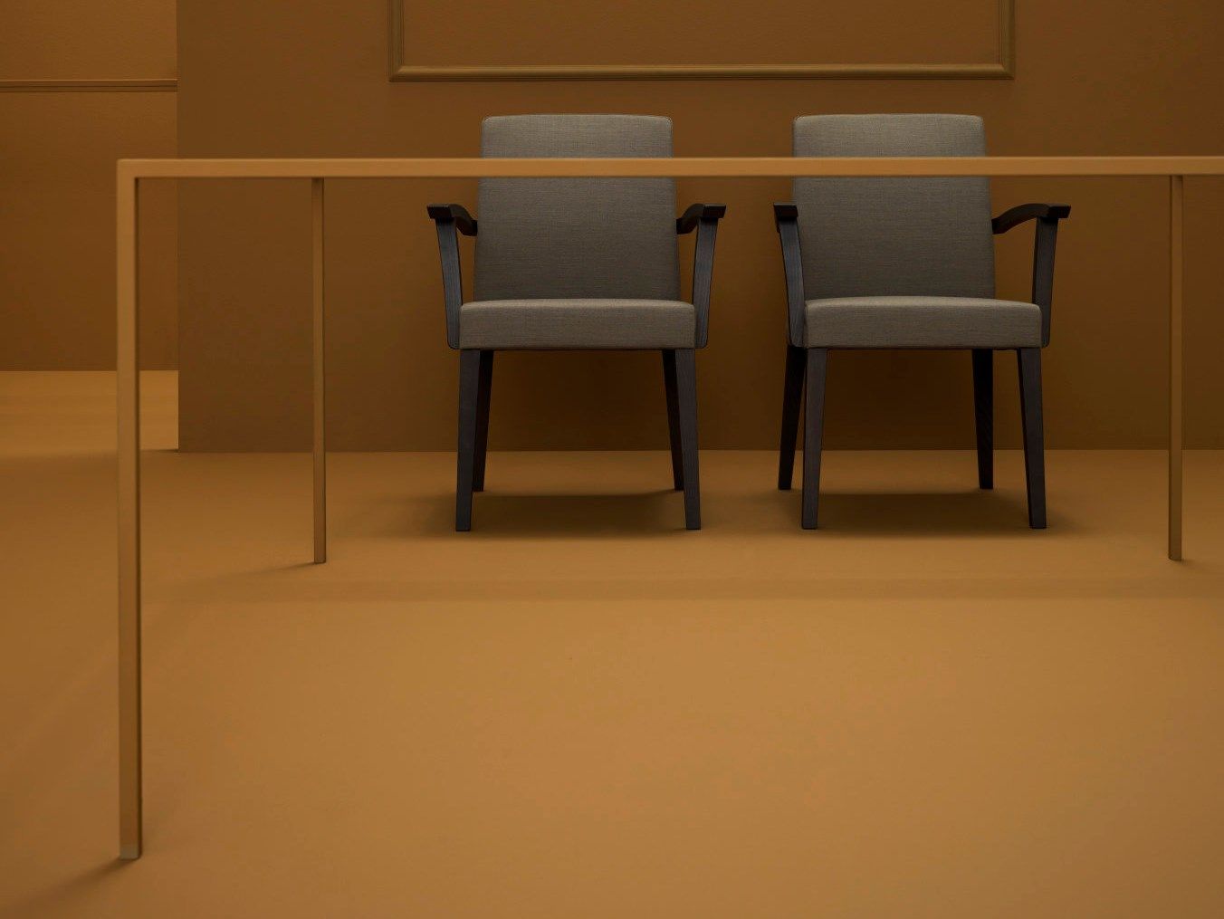 Тканевый стул с подлокотниками PIAVAL FANDANGO-Contract ARCH-00099134 - Вид №2