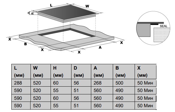 9118255 Индукционная варочная поверхность HOLBERG HINH 649SBL STDN-0007272 - Вид №6