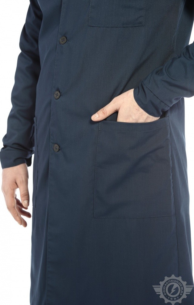 60875 Халат "Стажер" для уроков труда для мальчиков  Одежда для обслуживающего персонала  размер 36-38/158-164 Спецодежда  - Вид №4