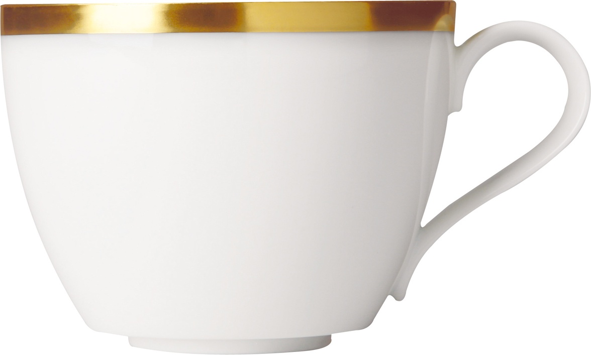 91560 Sieger by Furstenberg Чашка для капучино закругл. Sieger by Furstenberg "Мой фарфор! Золотое сокровище" 260мл Фарфор, Керамика 
