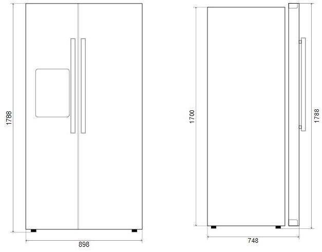 Ilve Холодильник двухдверный класс а + Nostalgie Rn9020sbs Santreyd - Вид №2