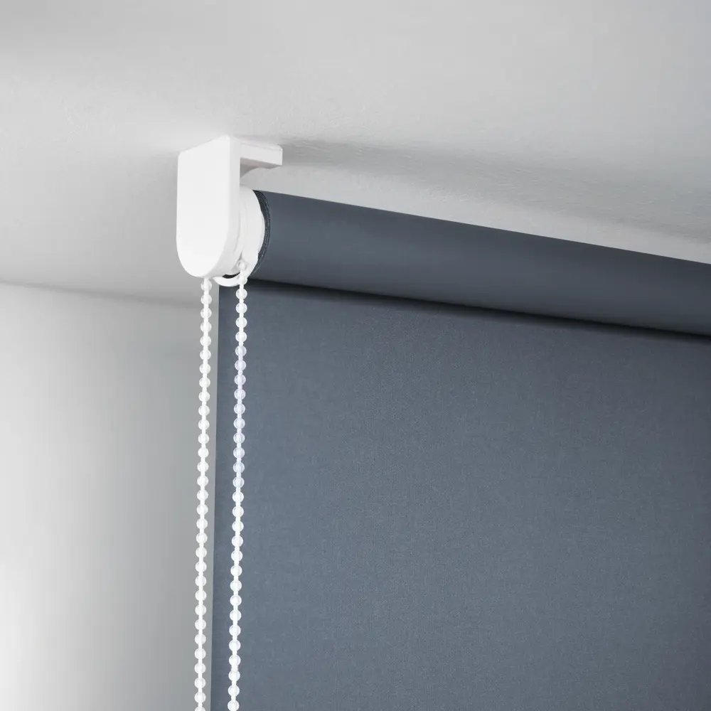 Штора рулонная блэкаут KREAFORTA Karelia 140x175 см синяя STLM-2031174 - Вид №3