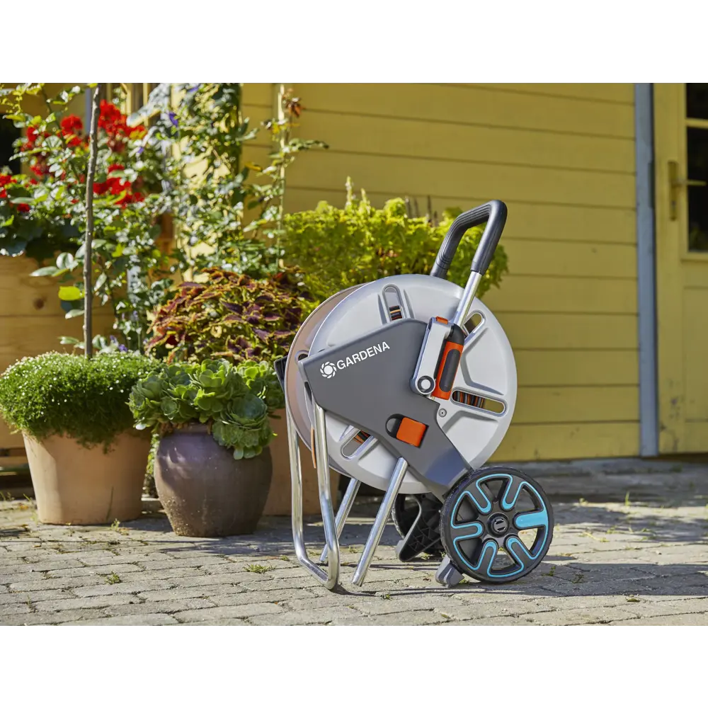 Тележка для шланга Gardena AquaRoll M с комплектом для полива 81273857 STLM-2047354  - Вид №3