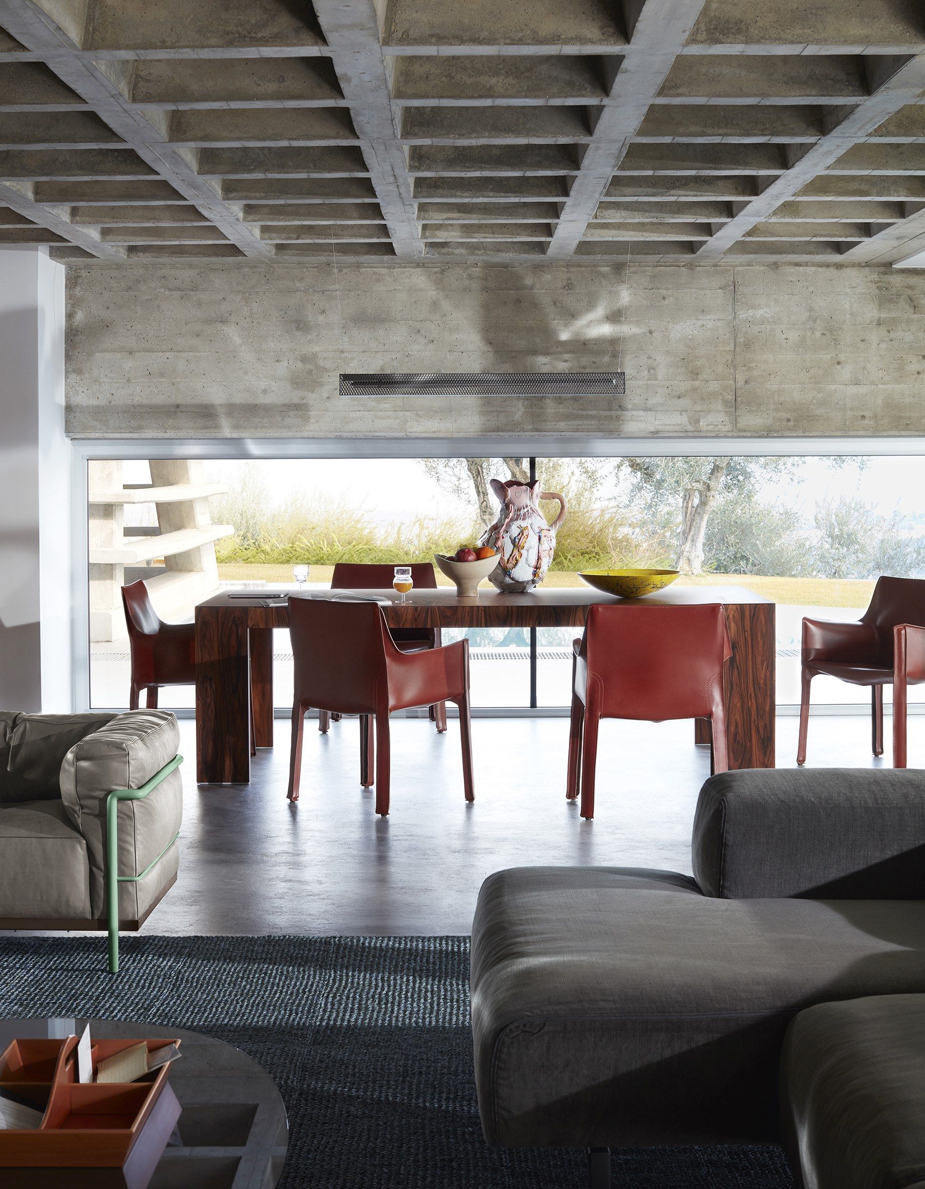 Кожаное кресло с подлокотниками CASSINA Cab ARCH-00062461 - Вид №7