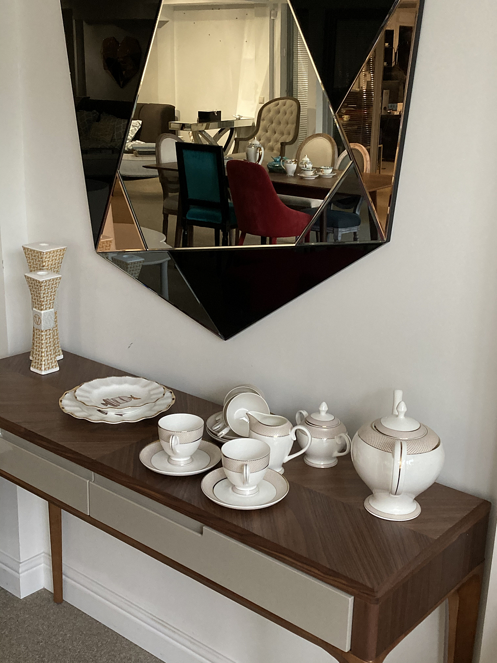 Сервиз чайный фарфоровый белый на 6 персон, 21 предмет "Антуанетта" ANNA LAFARG EMILY АНТУАНЕТТА 00-3946888 Белый - Вид №1