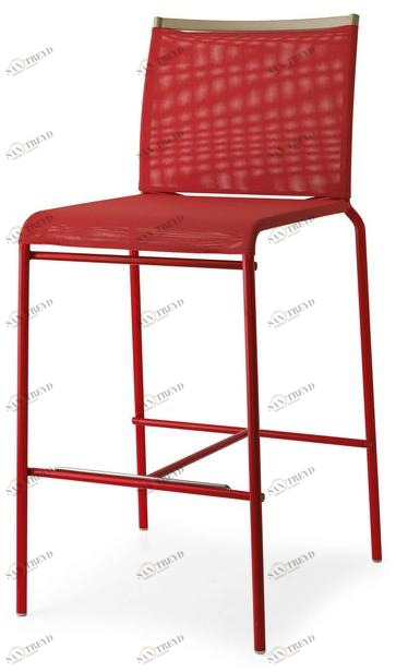 Calligaris Высокий табурет из сетки со спинкой Web Cs/1458