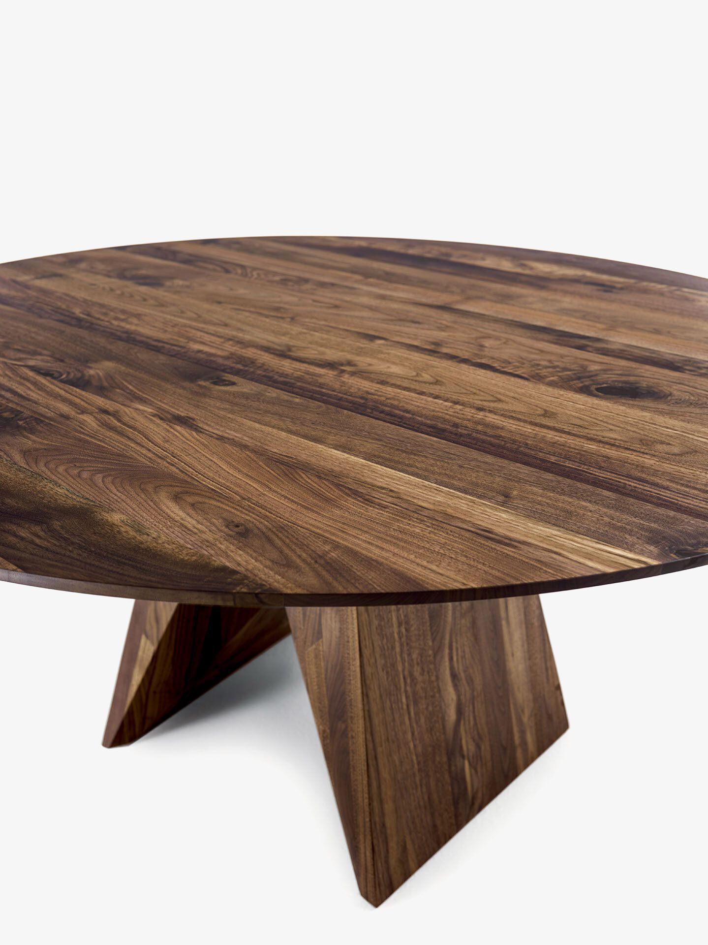 Круглый стол из массива дерева Riva 1920 MIYA ARCH-00085161 - Вид №2