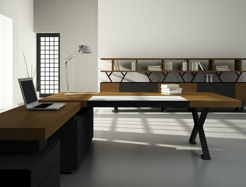 Tuna Ofis Рабочий стол со встроенной полкой Sura sun-id-1510874 - Вид №8