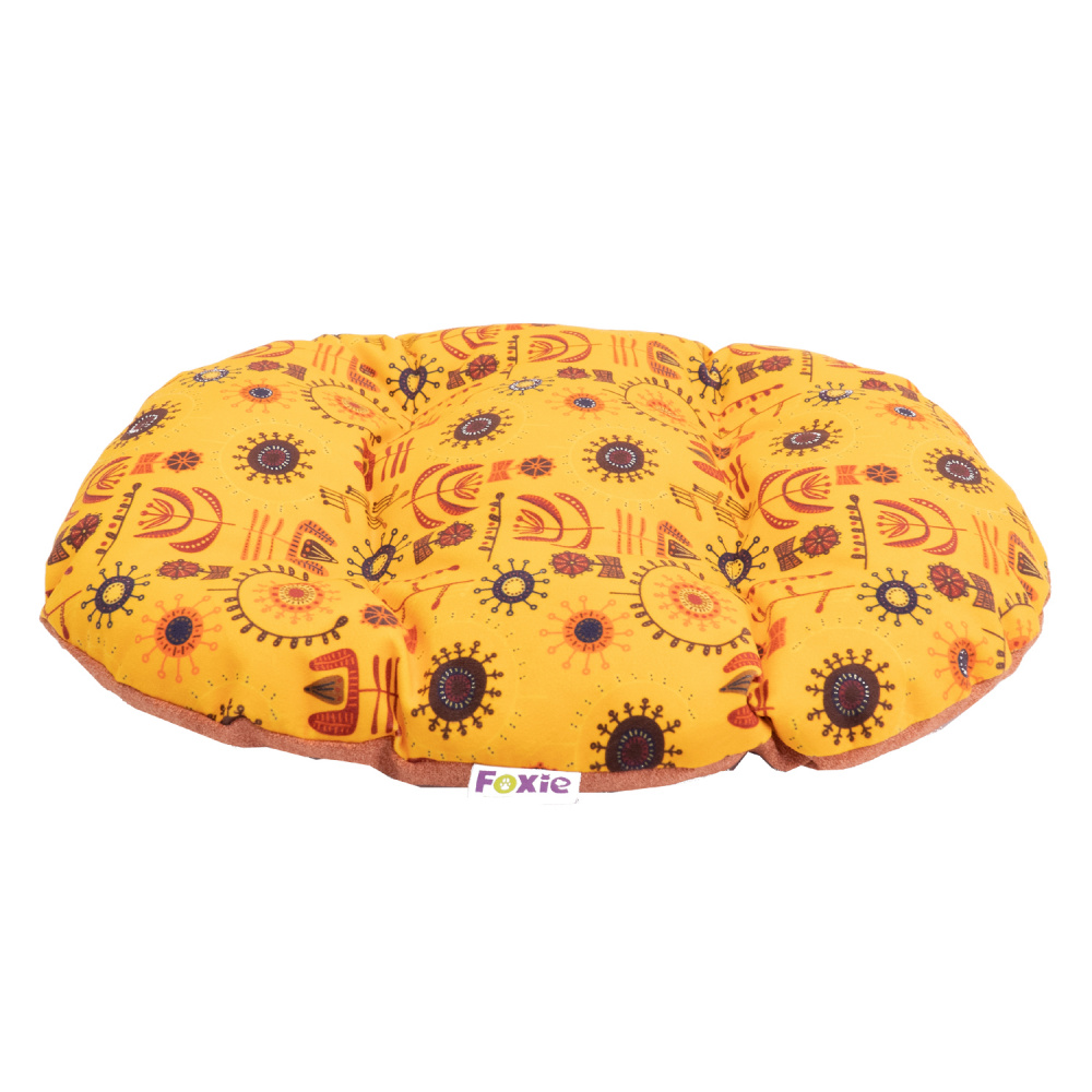 ПР0057011 Матрас для животных Ethnics 53x43см желтый Foxie 