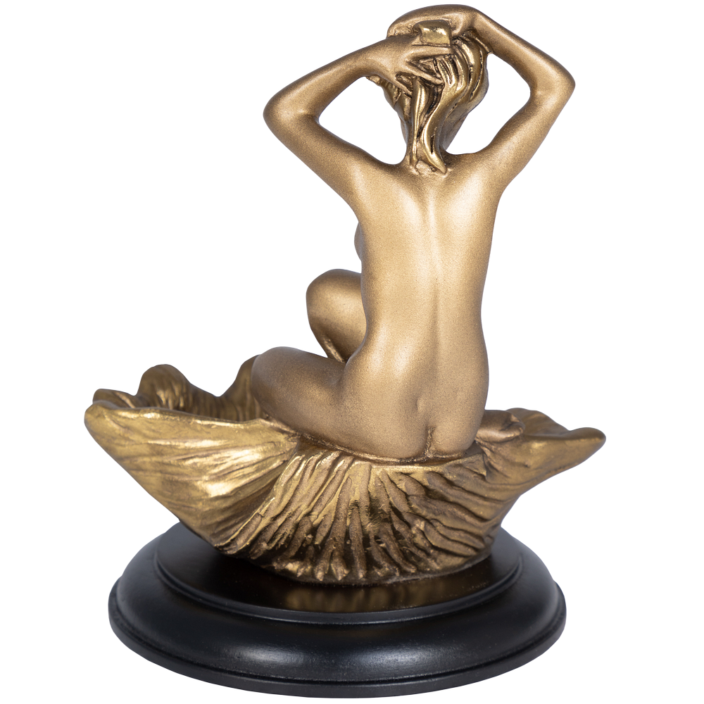 22570 Подставка для украшений Девушка на ракушке Бронза BOGACHO 4627138204672 - Вид №3