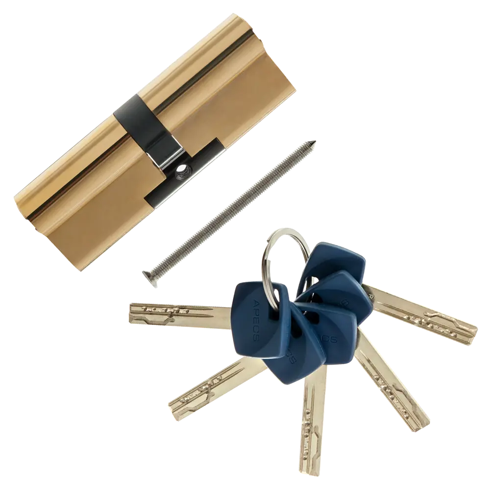 Цилиндр Apecs Premier XR-90-G, 45x45 мм, ключ/ключ, цвет золото 82379092 STLM-2021776 ЦИЛИНДР APECS PREMIER XR-90-G КЛЮЧ-КЛЮЧ - Вид №1