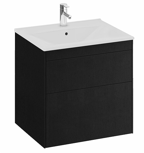 47448 IFO Sense тумба под умывальник с двумя выдвижными ящиками, W = 900 мм, W1 = 910 мм, мол. - Вид №6