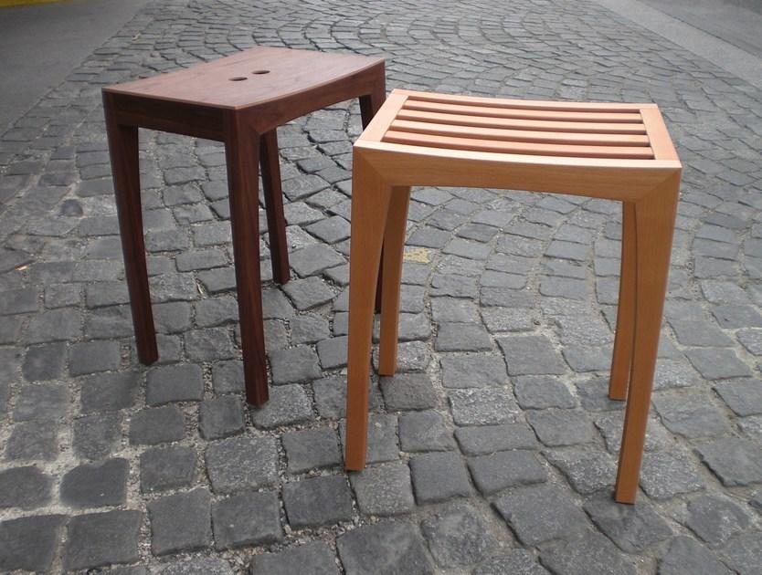 sixay furniture Низкий деревянный табурет Zebra sun-id-1494468 - Вид №1