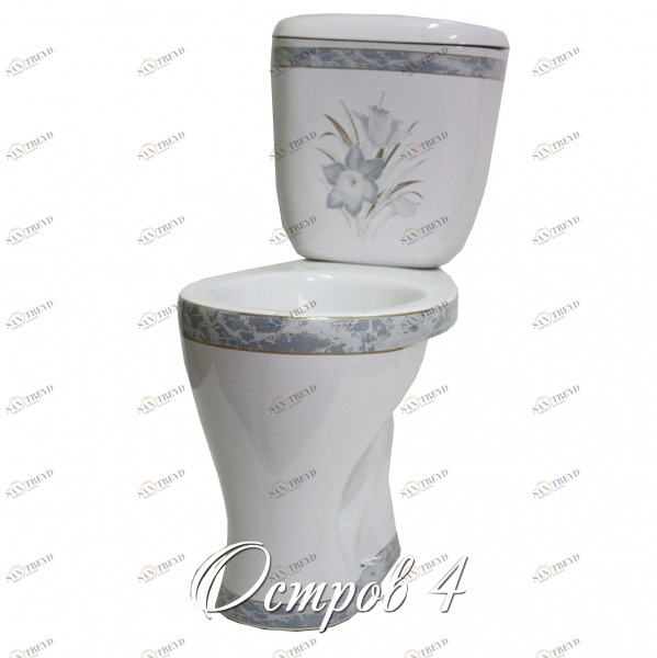 1030120 Компакт унитаз с бачком Белый Лобненский Стройфарфор  Россия 