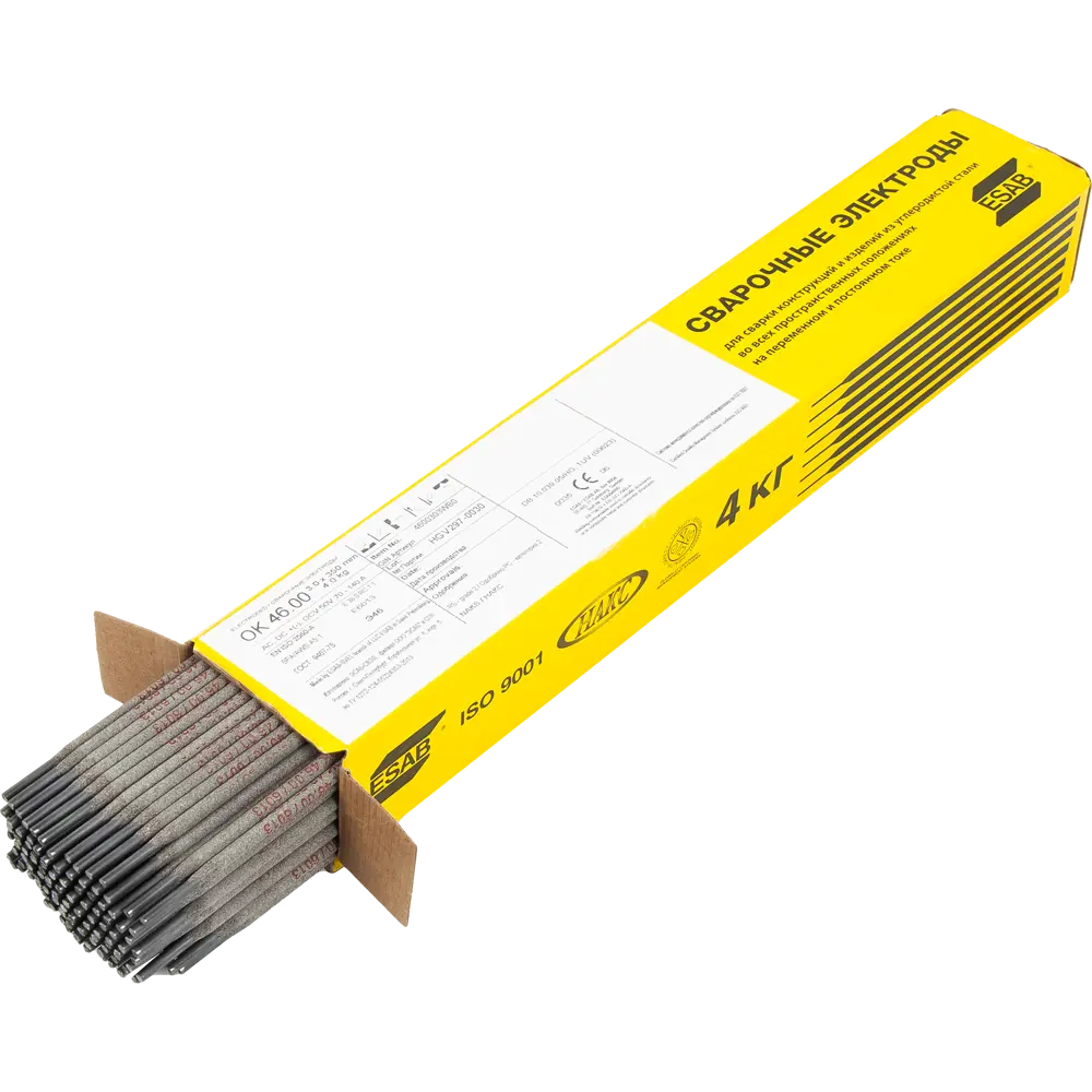 Сварочный электрод ESAB ОК 46.00 для конструкционных сталей 89143874 STLM-0079039 - Вид №1