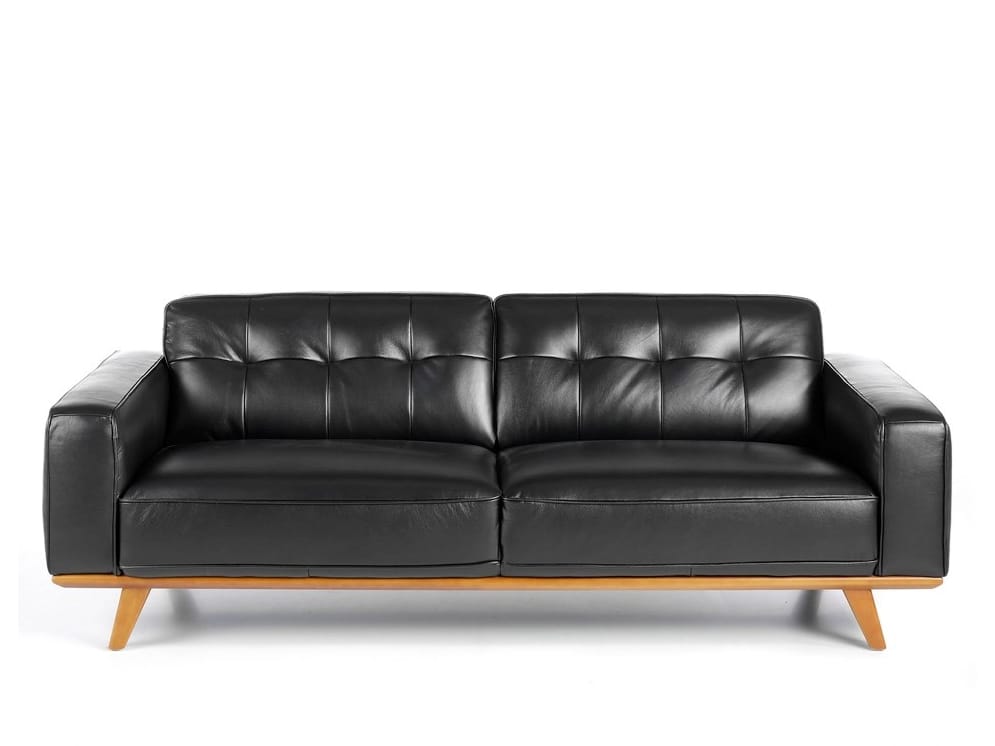 3-местный кожаный капитонный диван Angel Cerda диван тренд ARCH-00089351 - Вид №1