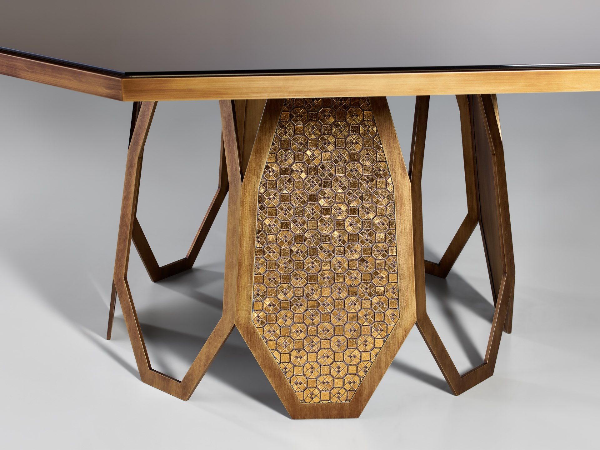 Восьмиугольный стол из зеркального стекла Sicis Борджиа ARCH-00123924 - Вид №2