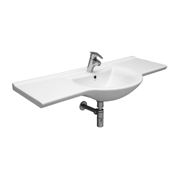 1547  1547 Умывальник с половинной столешницей 120x51см Eca 