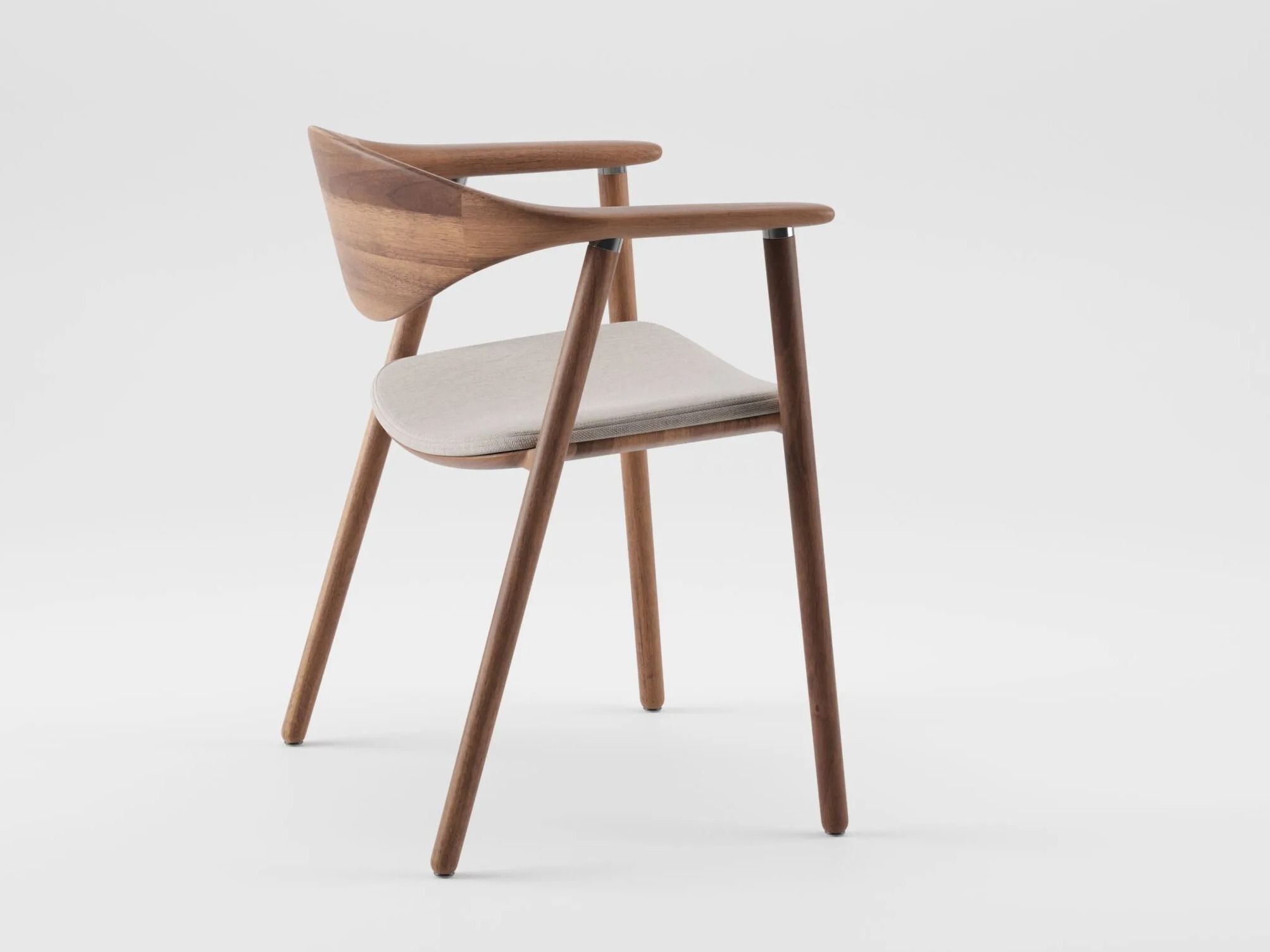 Деревянный стул с подлокотниками Artisan Нару ARCH-00060697 - Вид №14