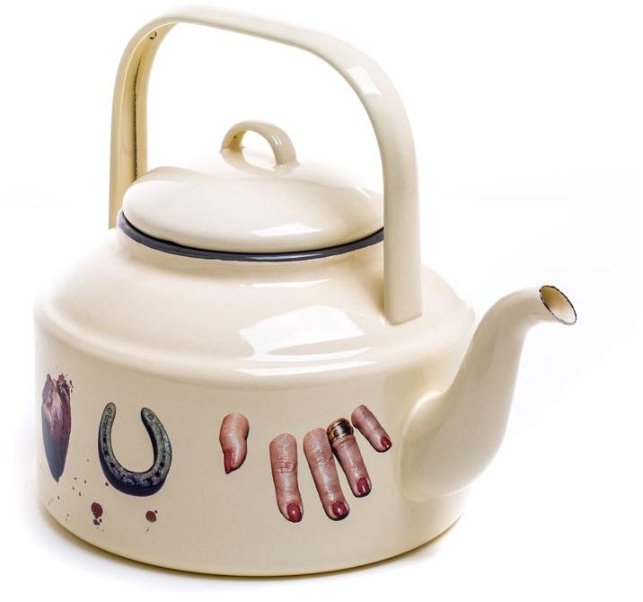 Seletti Эмалированный металлический чайник Seletti wears toiletpaper sun-id-1479131 - Вид №3