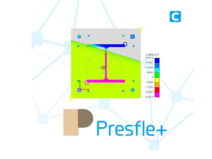 Программное обеспечение для анализа отклоненных тензодатчиков общих секций Concrete PresFle+ ARCH-00082506