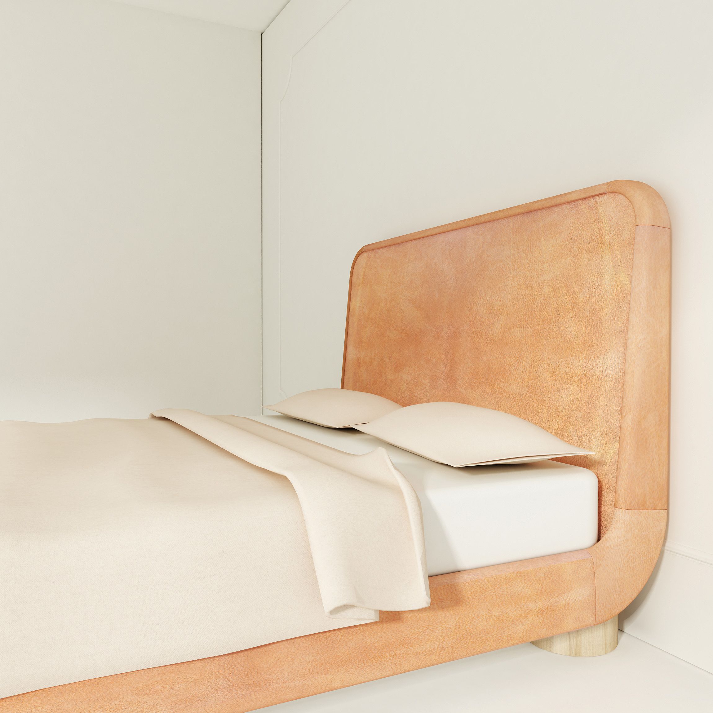 Деревянная двуспальная кровать WUDA MANAO ARCH-00070391 - Вид №1