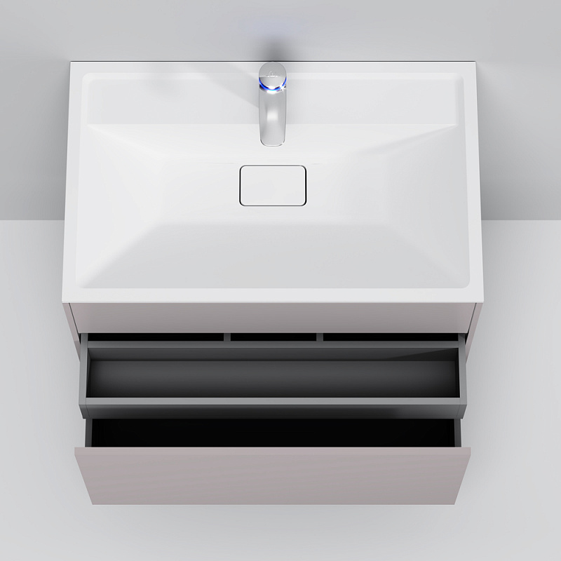 M50AFHX0803EGM INSPIRE V2.0 База под раковину подвесная 80 см 3 ящика push-to-open элегантный AM.PM Inspire 2.0  - Вид №3