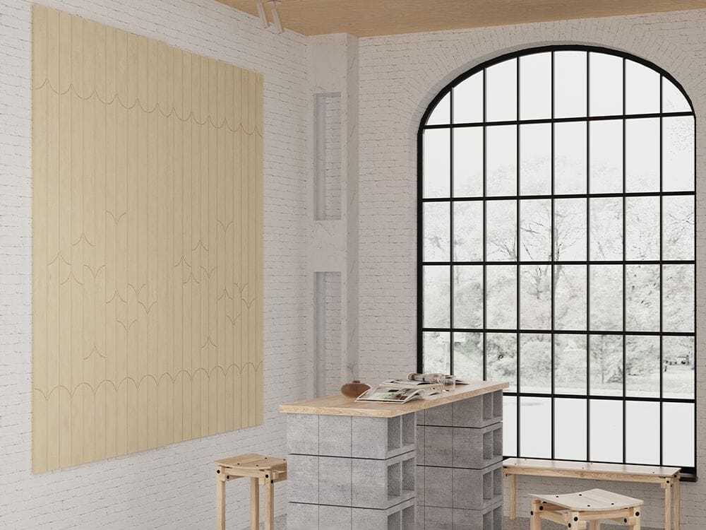 Акустическая панель стены офиса Askia ENGRAVED ARCH-00088701