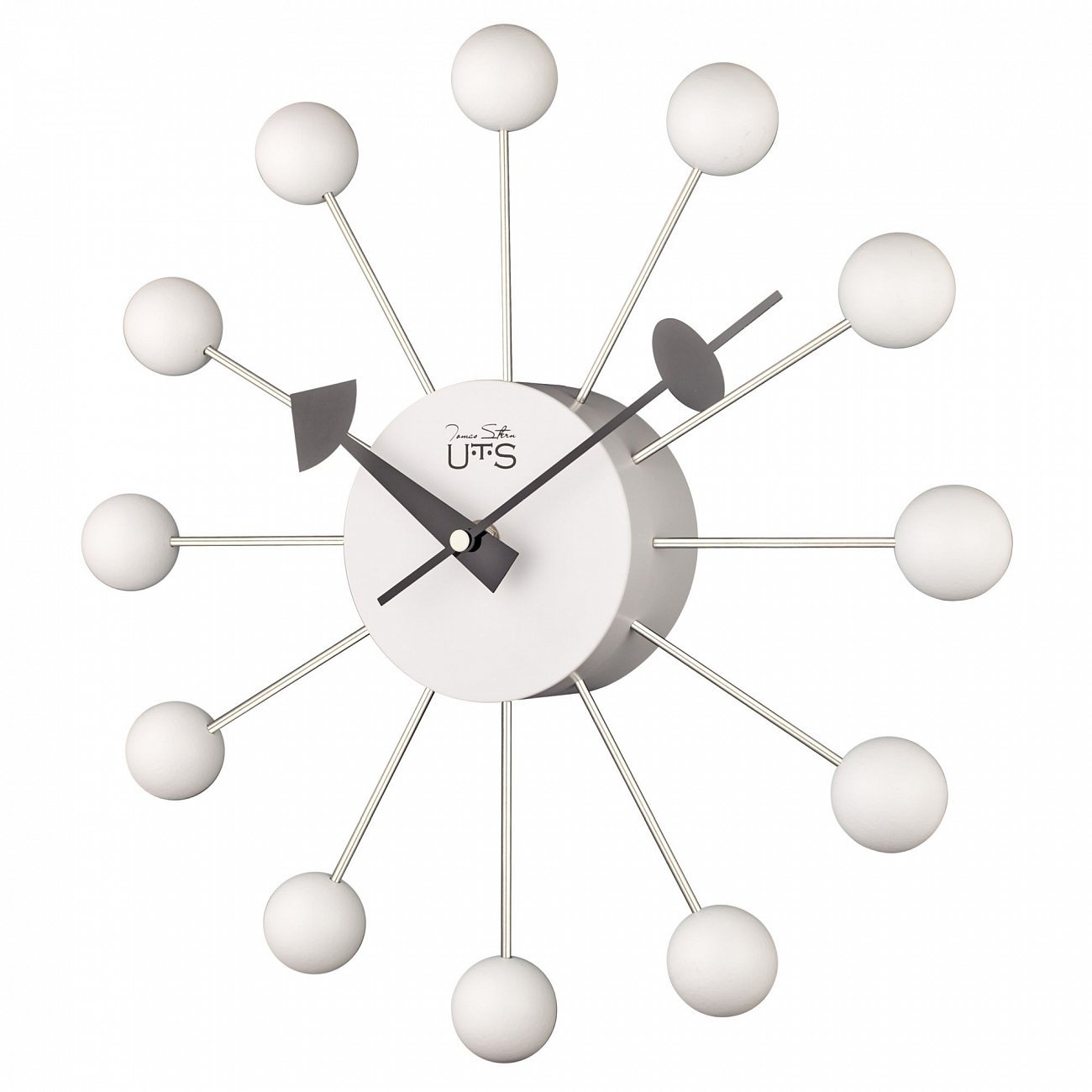 Часы настенные белые Tomas Stern 8031 TOMAS STERN СОЛНЦЕ 00-3872735 Белый  - Вид №1