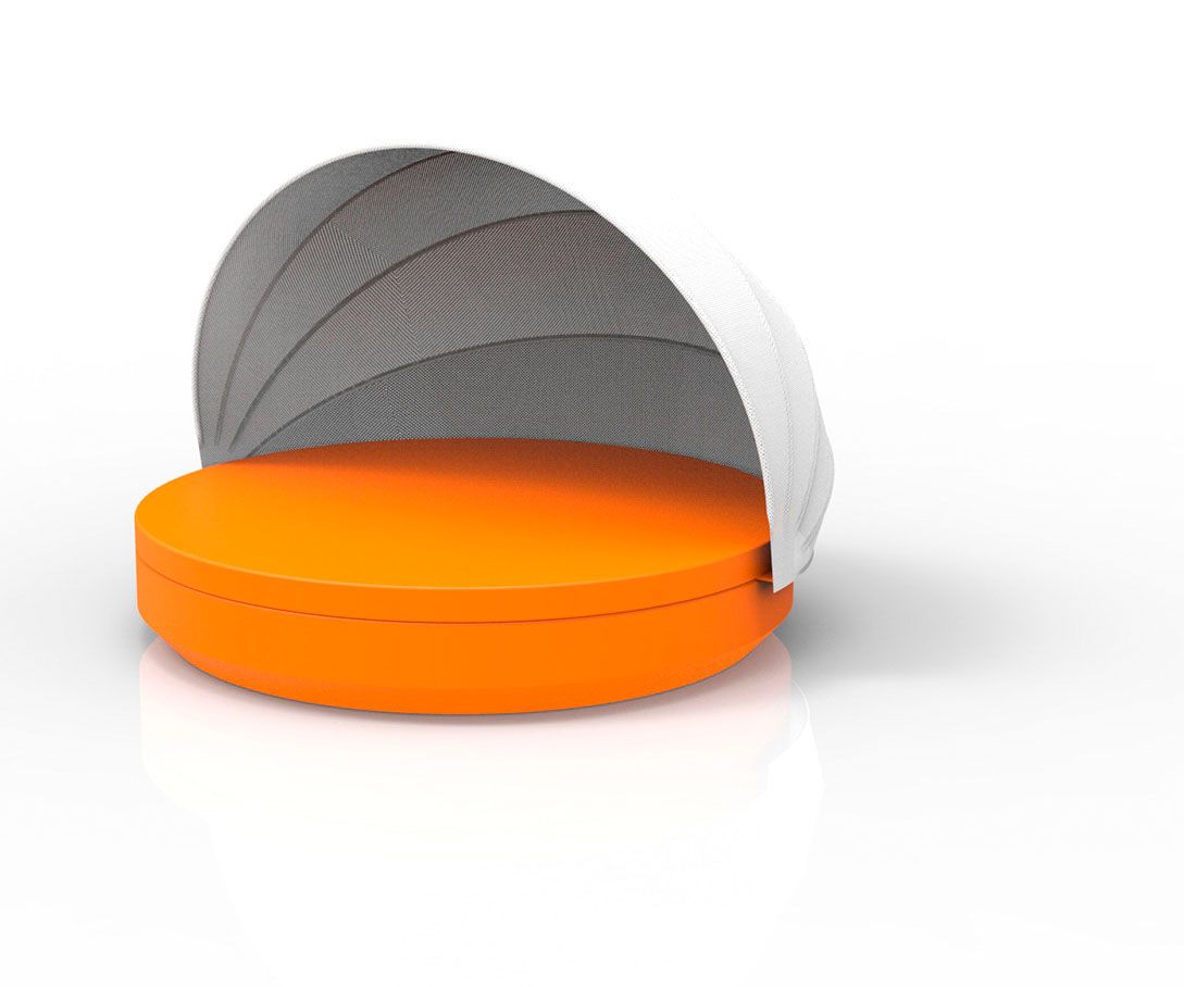 049594 Кровать ø210x40 cо складным навесом Vondom Vela - Вид №3