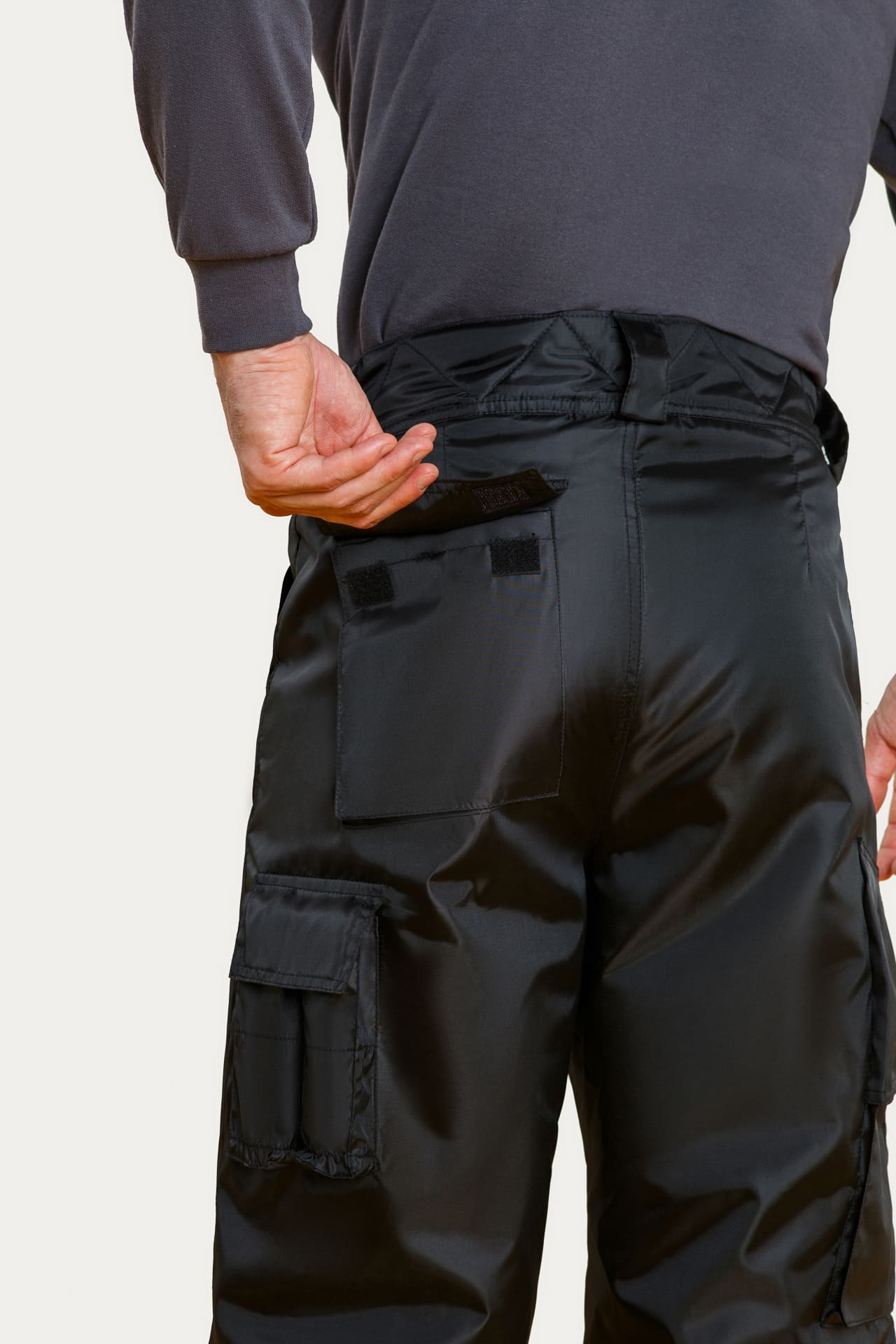 65003 Брюки непромокаемые зимние черные  Зимняя спецодежда  размер 52-54/182-188  - Вид №4