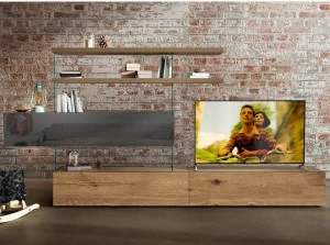 Lago Самонесущая система перегородок из дерева и стекла Air