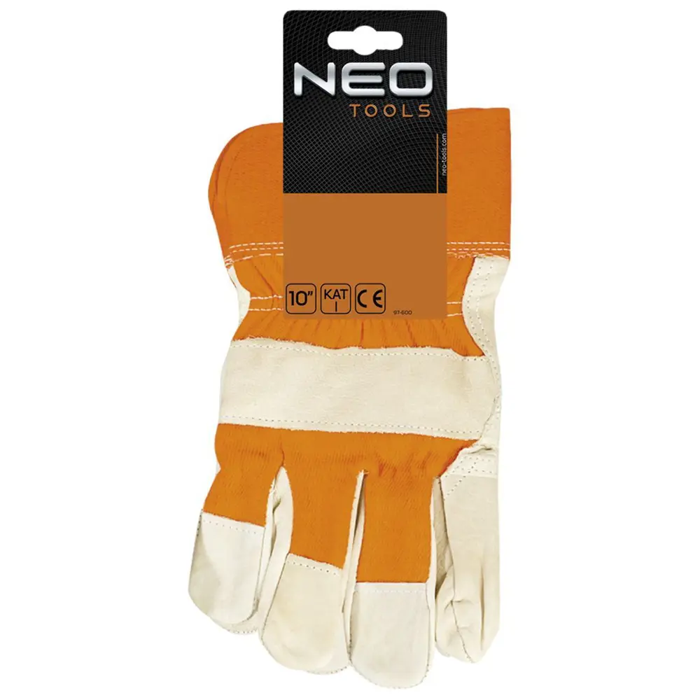 Перчатки рабочие спилковые Neo размер 10/XL 82778826 STLM-2173568 Neò  - Вид №1