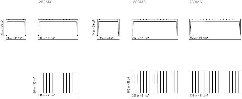 Flexform Прямоугольный садовый стол в ироко Pico outdoor sun-id-1470567 - Вид №4