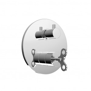 63519 Встроенный смеситель с 2-ходовым механическим переключателем с прогрессивным картриджем. Bongio Acquacarica