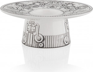 10565482 Royal Crown Derby Подсвечник Royal Crown Derby "Стимпанк" 5см Фарфор костяной