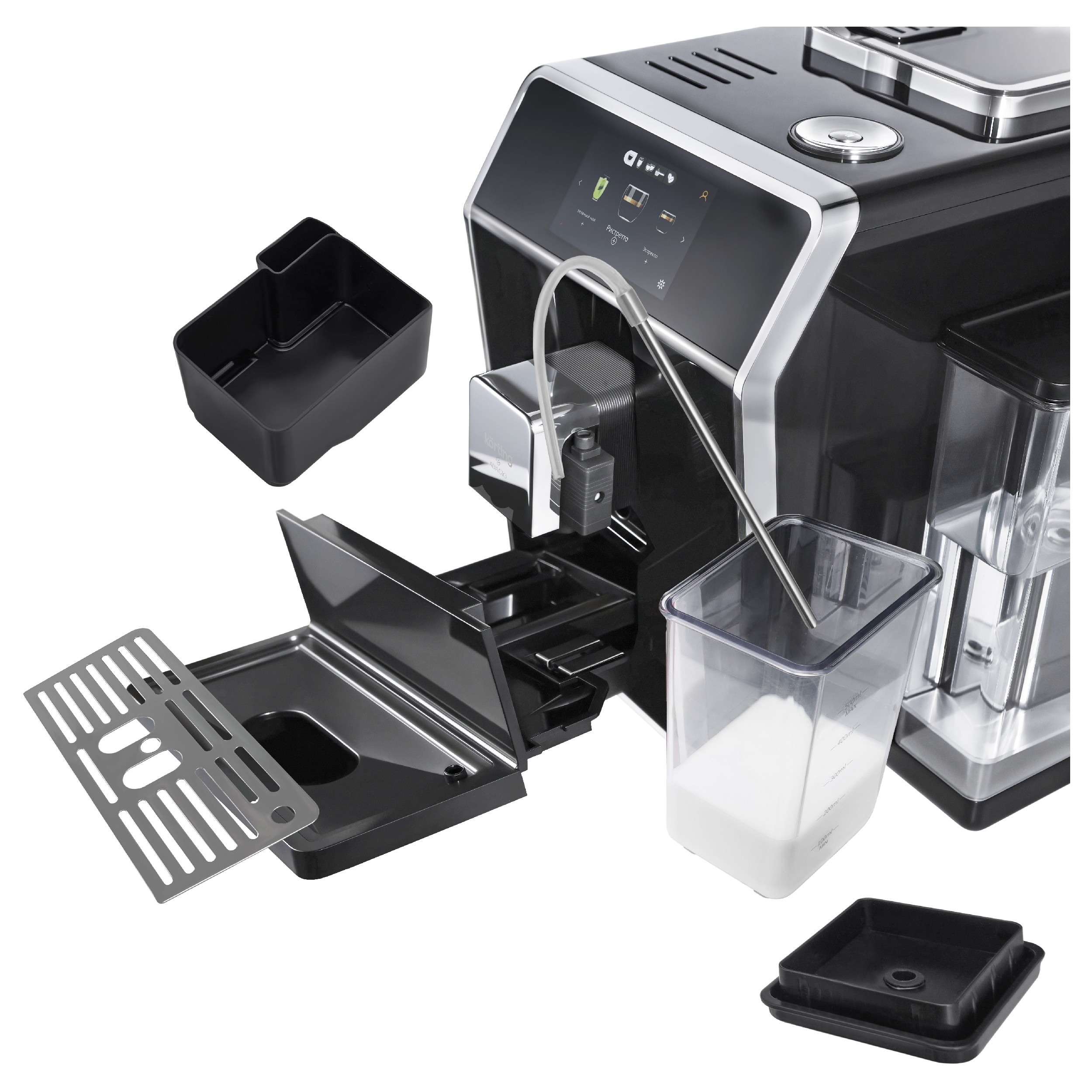 9158049 Кофемашина автоматическая Korting KACM 2004 Adagio черный STDN-0148649 - Вид №3