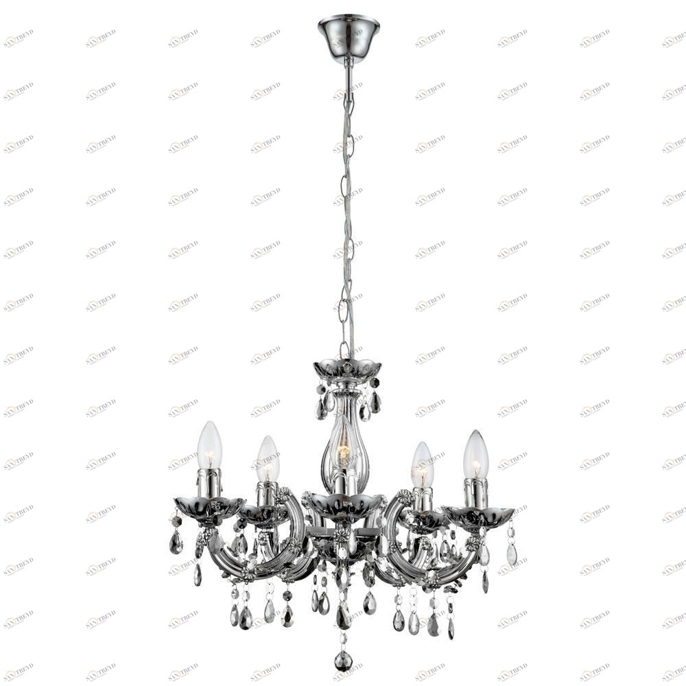 Подвесная люстра Globo Cuimbra II 63117-5 GLOBO CUIMBRA II 107996 Хром Ceramica Globo 