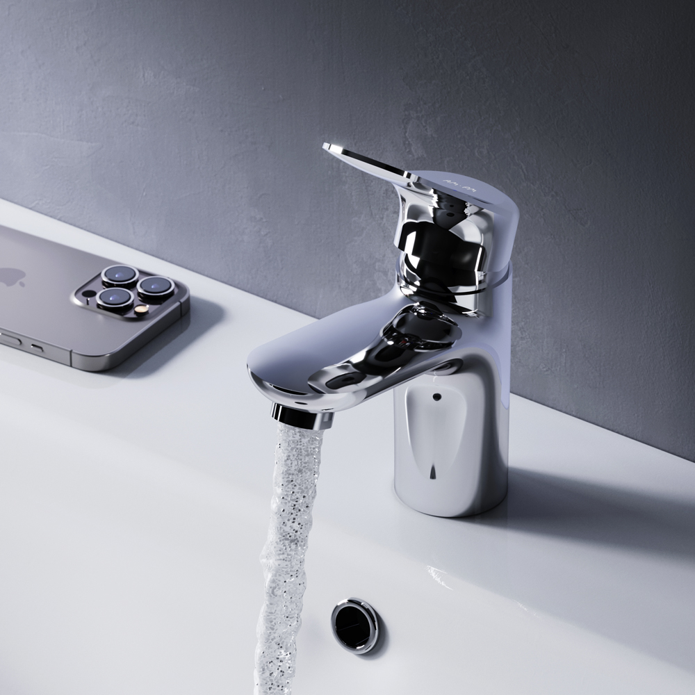 F85C02100 смеситель для умывальника хром шт AM.PM Sunny - Вид №1