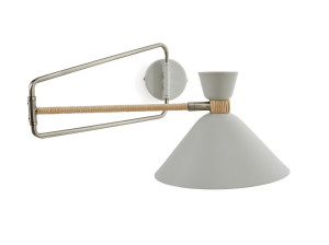 Регулируемая металлическая настенная лампа