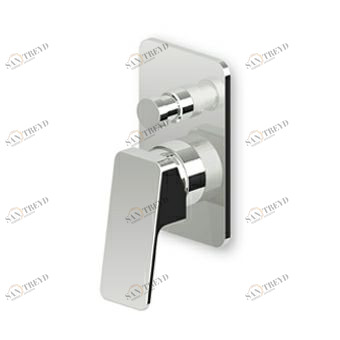 ZIN121 - R99684 Смеситель для ванны и душа, однорычажный, с переключателем. Zucchetti Jingle 