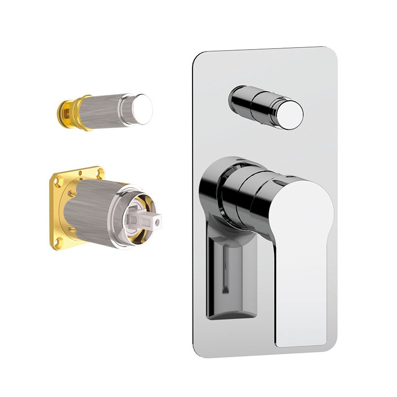 RX612KB Смеситель для ванны DANIEL RUBINETTERIE Reflex