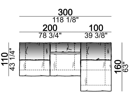 Секционный кожаный диван Arketipo CRAZY DIAMOND ARCH-00133462 - Вид №53