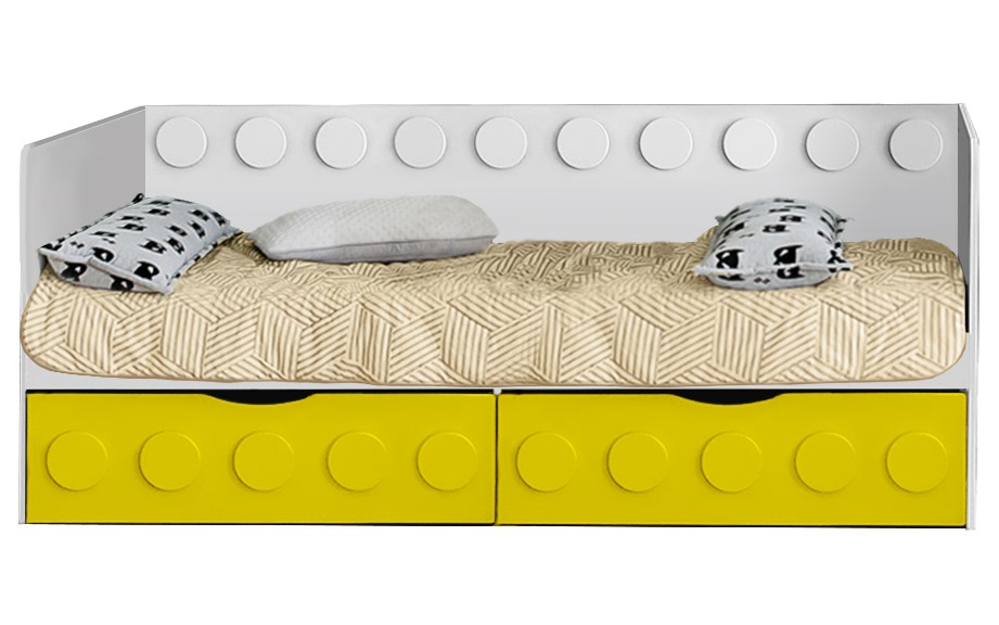 Подростковый диван-кровать с 2 ящиками "Бэтмен" МАНДАРИН ЛЕГОЛЕНД 178723 Серый Santreyd  - Вид №3