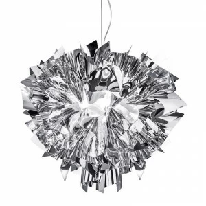 Подвесной светильник Veli Medium Silver от Slamp VEL78SOS0001S_000 SLAMP ДИЗАЙНЕРСКИЕ 243572 Серебряный