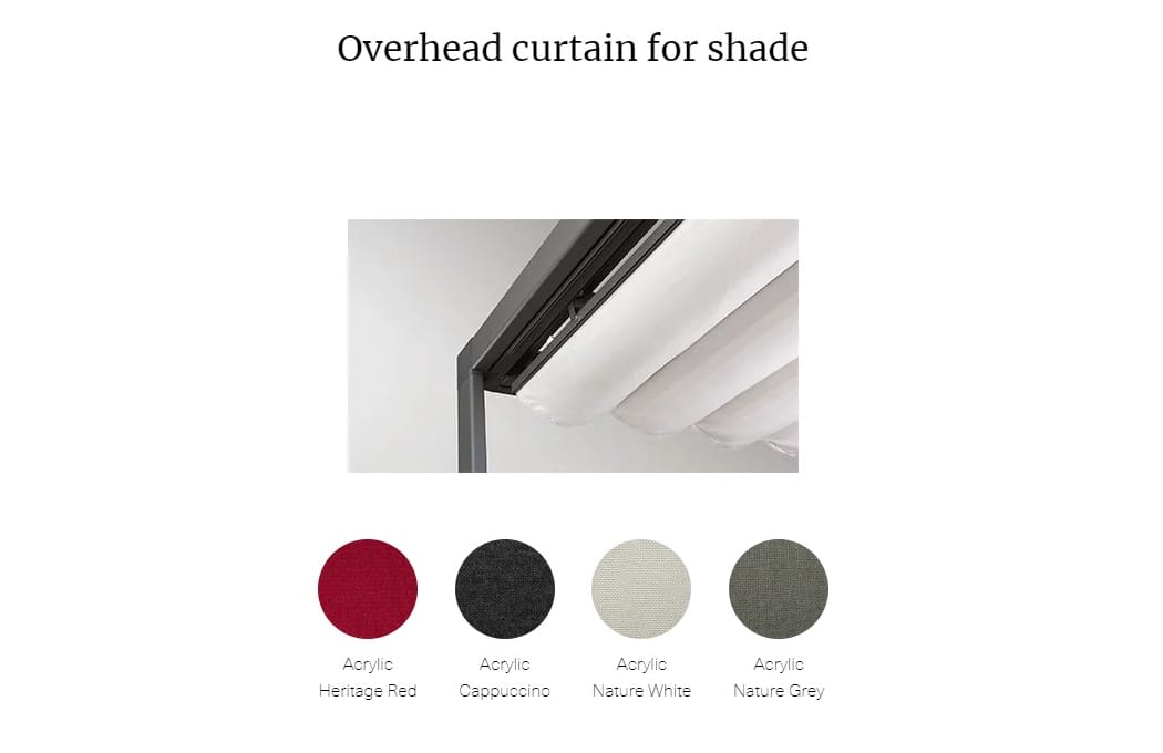 Самонесущая пергола из литого алюминия с раздвижной крышкой Ethimo Eivissa ARCH-00035405 - Вид №5