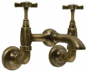 BLEU PROVENCE Настенный кухонный смеситель на два отверстия Rubinetti da cucina Rkf14on