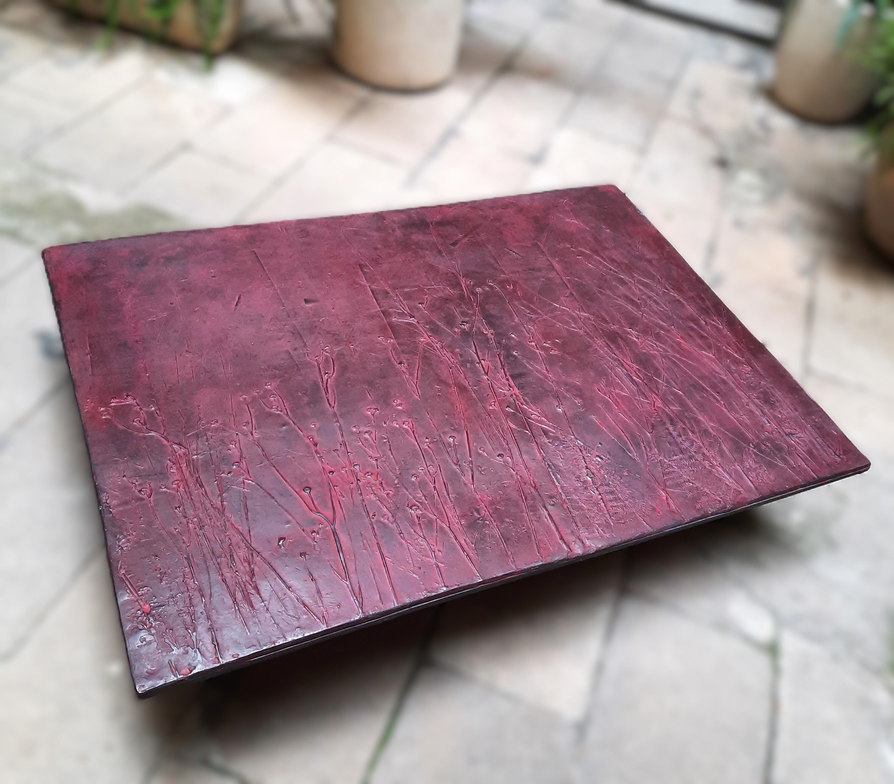 Прямоугольный низкий журнальный столик ICI ET LÀ Бетон ARCH-00124747