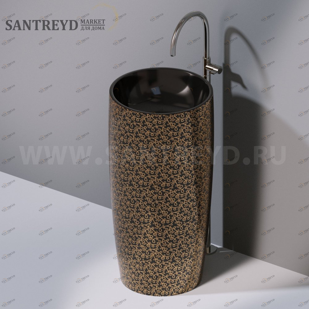 L103T0R0VT.401G Напольная раковина стоящая круглая A. e T. Italia PILLAR AeT ITALIA